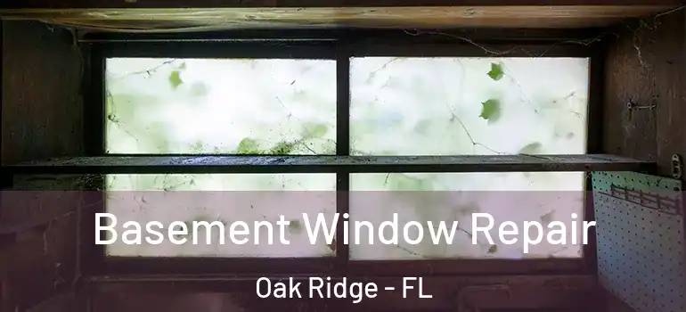  Basement Window Repair Oak Ridge - FL