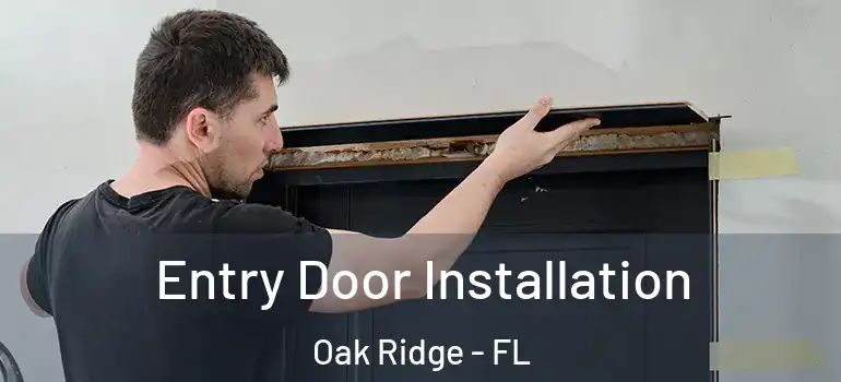  Entry Door Installation Oak Ridge - FL