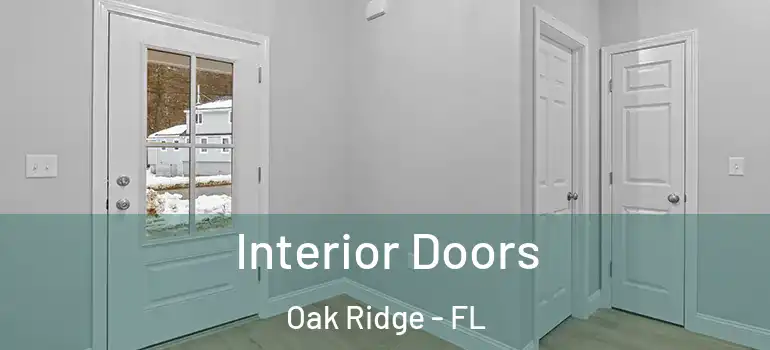  Interior Doors Oak Ridge - FL