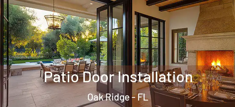  Patio Door Installation Oak Ridge - FL