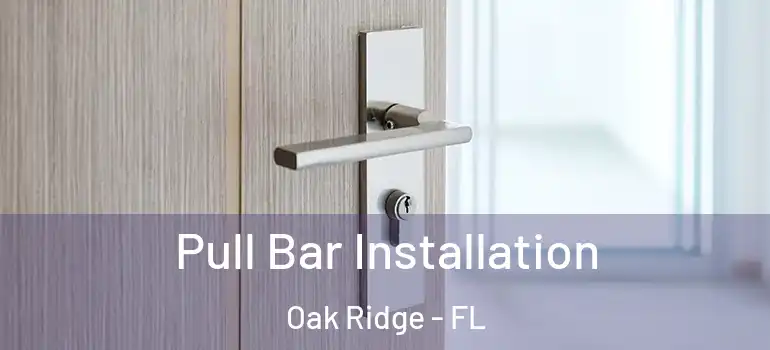  Pull Bar Installation Oak Ridge - FL