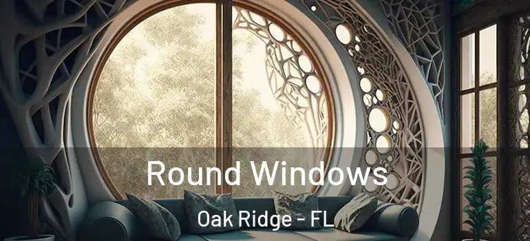 Round Windows Oak Ridge - FL