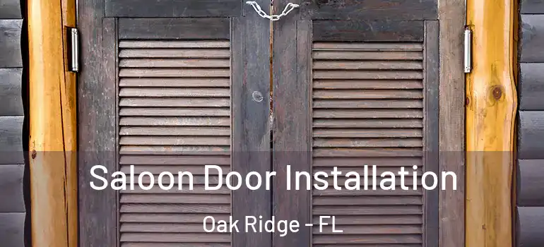  Saloon Door Installation Oak Ridge - FL