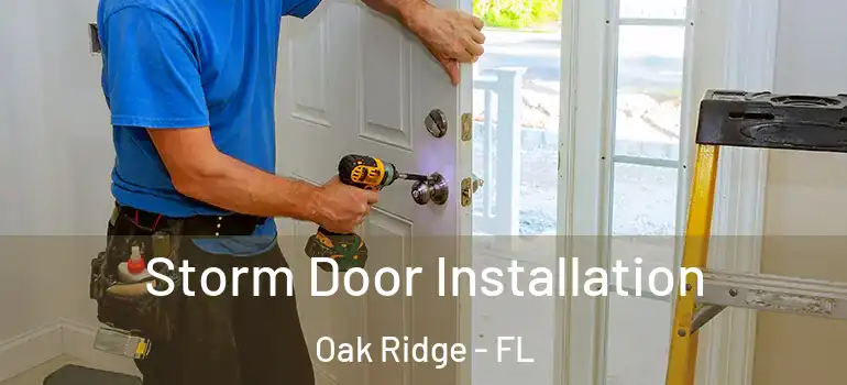  Storm Door Installation Oak Ridge - FL