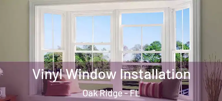  Vinyl Window Installation Oak Ridge - FL