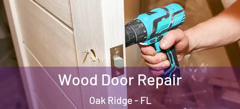  Wood Door Repair Oak Ridge - FL